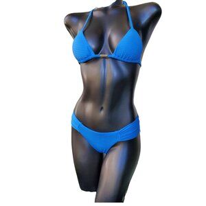 Brazilian Bikini - blue/textured